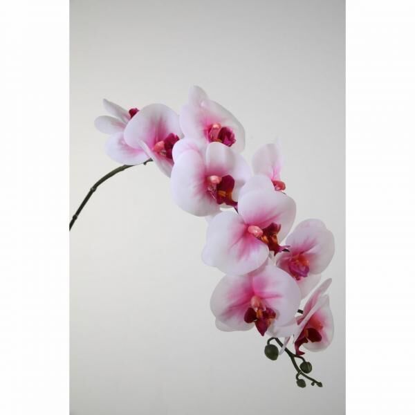 Künstliche Blume Phalaenopsis weiß/rosa 86 cm