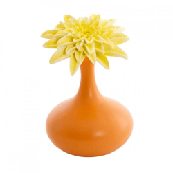 Light & Living deco vaas Salome oranje/geel 24 cm