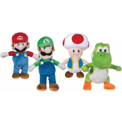 Nintendo Super Mario Mix - 4 assorted - plush figure 40-46 cm