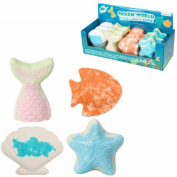 Out of the Blue Bad Seifenblasen Ball Ocean World 100 gr 4 sortiert