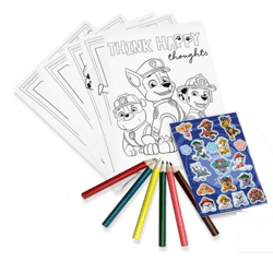 Paw Patrol - Coloring set with crayons and stickers