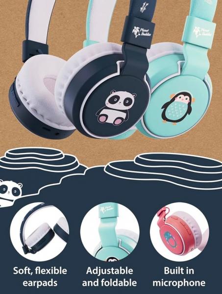 Planet Buddies Pippin The Panda Bluetooth-Kopfh&ouml;rer