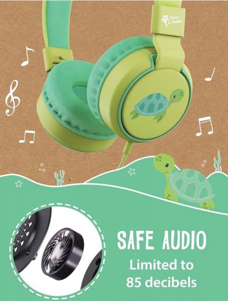 Planet Buddies Turtle Wired Headphones V2