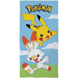 Pokemon Pikachu Scorbunny - Beach towel - 70 x 140 cm