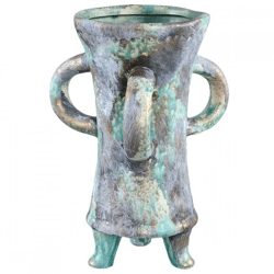 PTMD vase Ayaz turquoise 25.5 cm