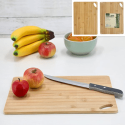 Cutting board, bamboo, large, approx. 35x25x0.8cm