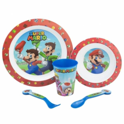 Super Mario - 5-piece breakfast set