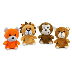 Animal assortment sitting plush figure - 4 assorted - 20 cm