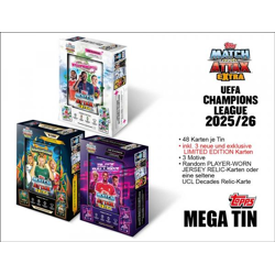 Topps UEFA Champions League Match Attax EXTRA 2025/2026 TC – MEGA TIN