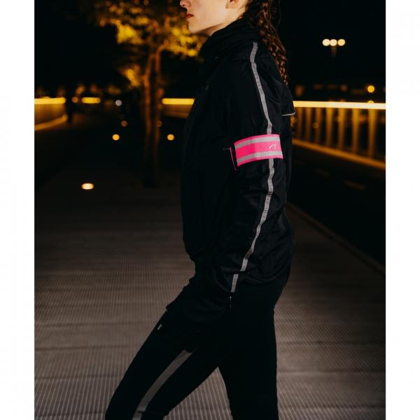 Avento Sportarmband reflektierend neon pink Einheitsgröße