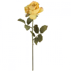 Countryfield Artificial flower Rosa yellow 62 cm