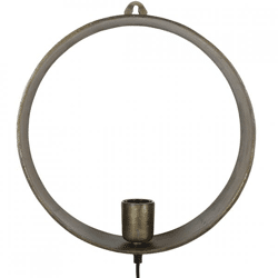 Countryfield Wandleuchte Largo Messing EU-Stecker 38 cm