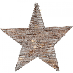 Countryfield Christmas star Valera LED on battery 50 cm