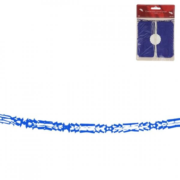 Girlande blau 4 m Satz von 2