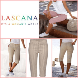 Lascana women's striped 3/4 pants