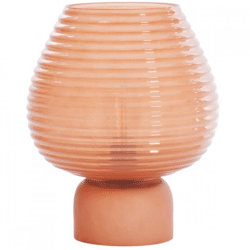 Light & Living Tischleuchte Alenna LED auf Batterie Koralle 27 cm