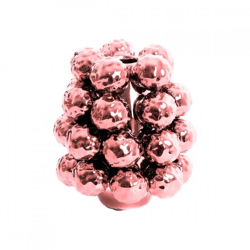 Light & Living Vase Butang Keramik metallisch hellrosa 17 cm