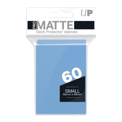 Light Blue PRO-Matte Small Deck Protector Sleeves (60)