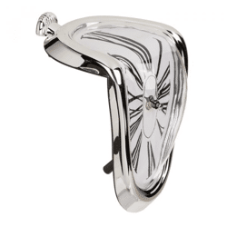 Melting Time - Uhr - 18 x 13 cm