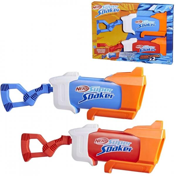 Nerf Super Soaker Rainstorm Wasserpistolen 55 cm Satz von 2