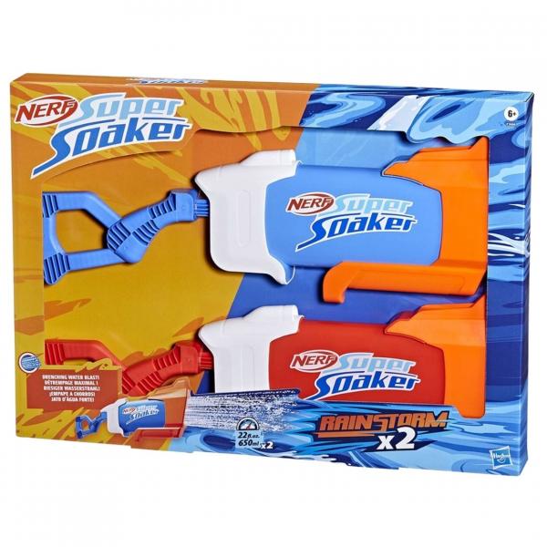 Nerf Super Soaker Rainstorm Wasserpistolen 55 cm Satz von 2