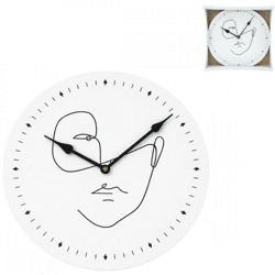 Noor Living Wanduhr Zifferblatt weiß 29 cm