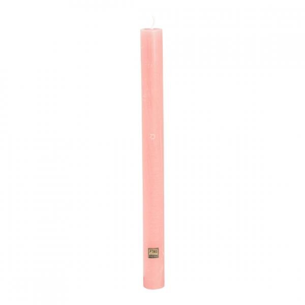 PTMD Abendessen Kerze rustikal rosa 2 x 25 cm Satz von 4