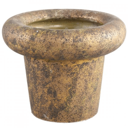 PTMD flower pot Relandi XL gold colored 35 cm