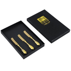 PTMD Thrust Käsemesser in Geschenkbox Gold 3er Set