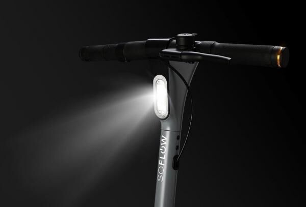 SOFLOW SO One+ E-Scooter Silbergrau mit 40 km Reichweite