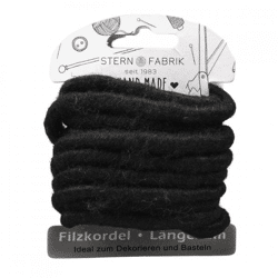 Stern Fabrik felt cord black 2 m