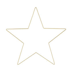 Stern zum Hängen DIY, gold, L, ca.57cmD