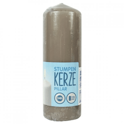 Blunt candle gray 6 x 17 cm