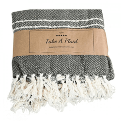 Take a Plaid 13 recycled cotton green 130 x 180 cm