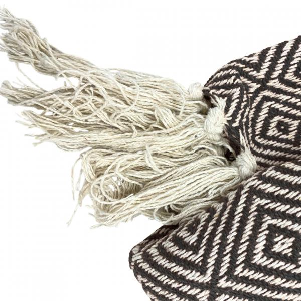 Take a Plaid 25 recycelte Baumwolle bordeaux 125 x 150 cm