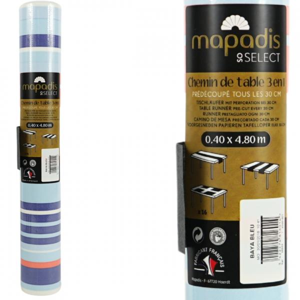 Tischläufer 3-in-1 blau 480 cm