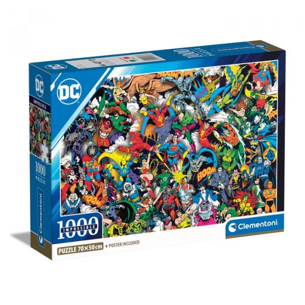 1000 Teile Puzzle Impossible DC Comics Compact - DC Comics