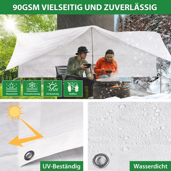 Abdeckplane / Gewebeplane 3 x 6 m