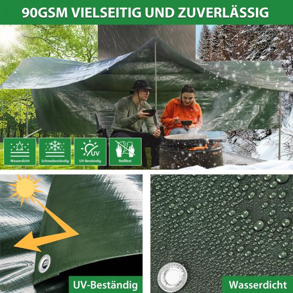 Abdeckplane / Gewebeplane 8 x 10 m