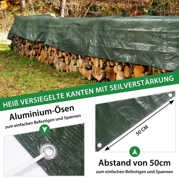 Abdeckplane / Gewebeplane 8 x 10 m