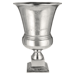 Amphore, silber, groß, ca. 43cmH