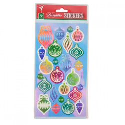 Stickers Christmas balls 20 pieces