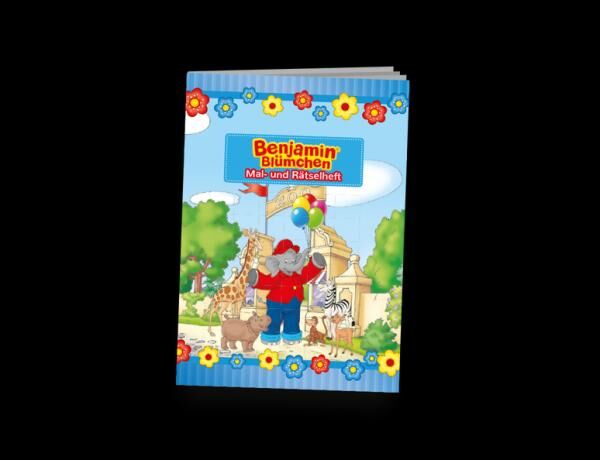 BENJAMIN BLÜMCHEN - Small coloring and puzzle booklet