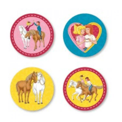 BIBI AND TINA - cupcake toppers 12 pcs.