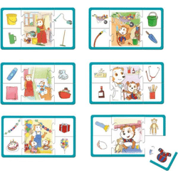 Bobo Siebenschläfer, What belongs to it? - Bring-along game in metal tin