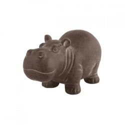 Countryfield beeld Mafuta nijlpaard bruin 16 cm