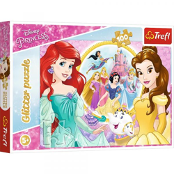 Disney Arielle die Meerjungfrau - Glitter Puzzle 100 Teile