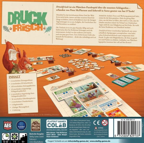Druckfrisch - Brettspiel