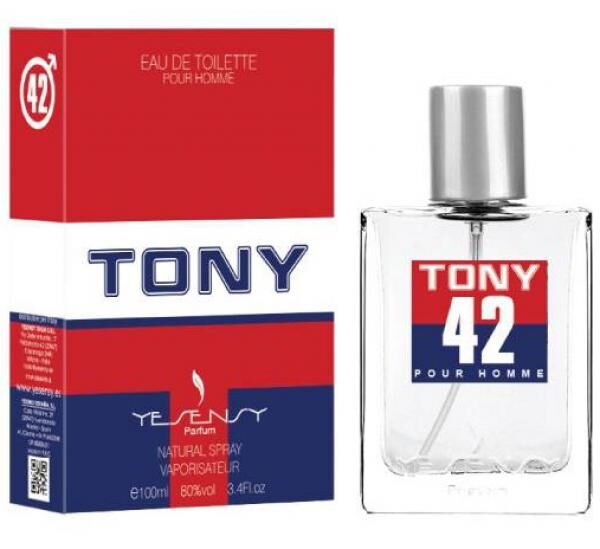 Eau de Toilette for man 100 ml Tony - Yesensy