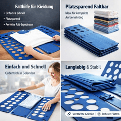 Falthilfe für Kleidung – Praktischer Wäsche-Falter